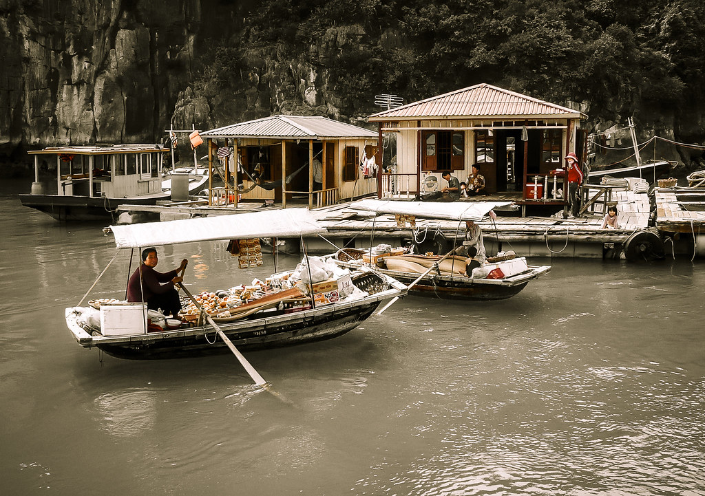 Cua Van Floating Village